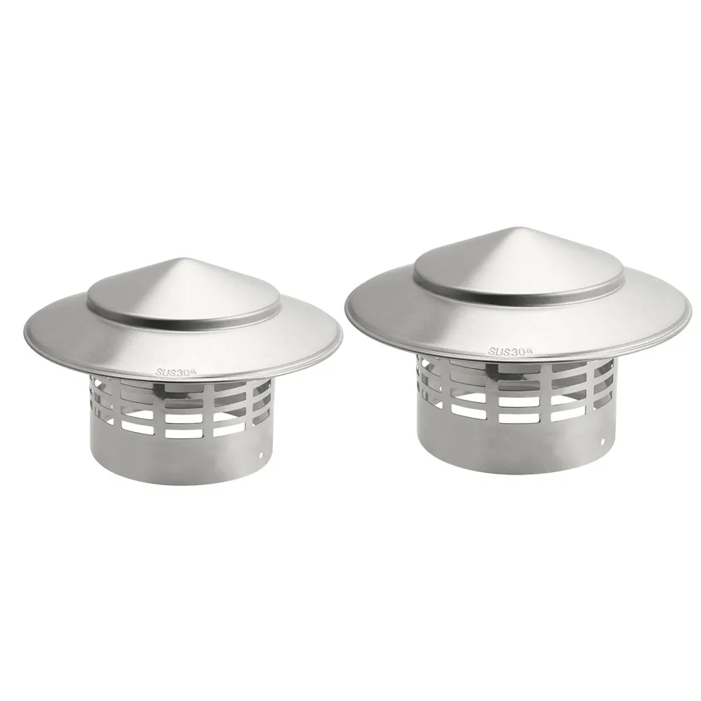 110/160mm Stainles Steel Chimney Cap Exterior Wall Fresh Air Outlet Roof Pipe Exhaust Hood Insect-proof Rodent-proof Hardware
110/160mm Stainles Steel Chimney Cap Exterior Wall Fresh Air Outlet Roof Pipe Exhaust Hood Insect-proof Rodent-proof Hardware