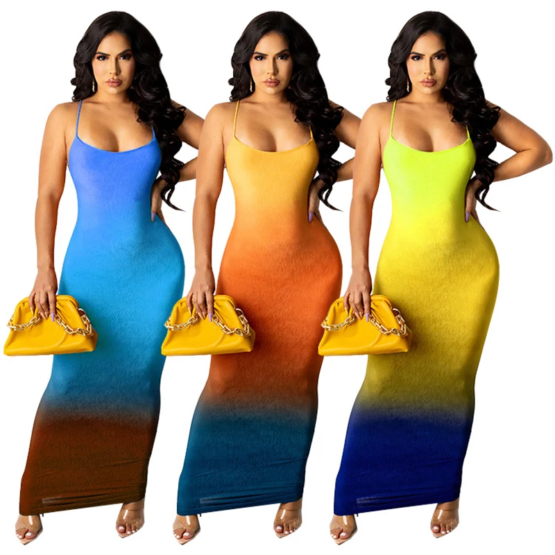 2022 summer new women's dress wrapped around chest and shoulder digital gradient backless fashion sexy dress
2022 summer new women's dress wrapped around chest and shoulder digital gradient backless fashion sexy dress
