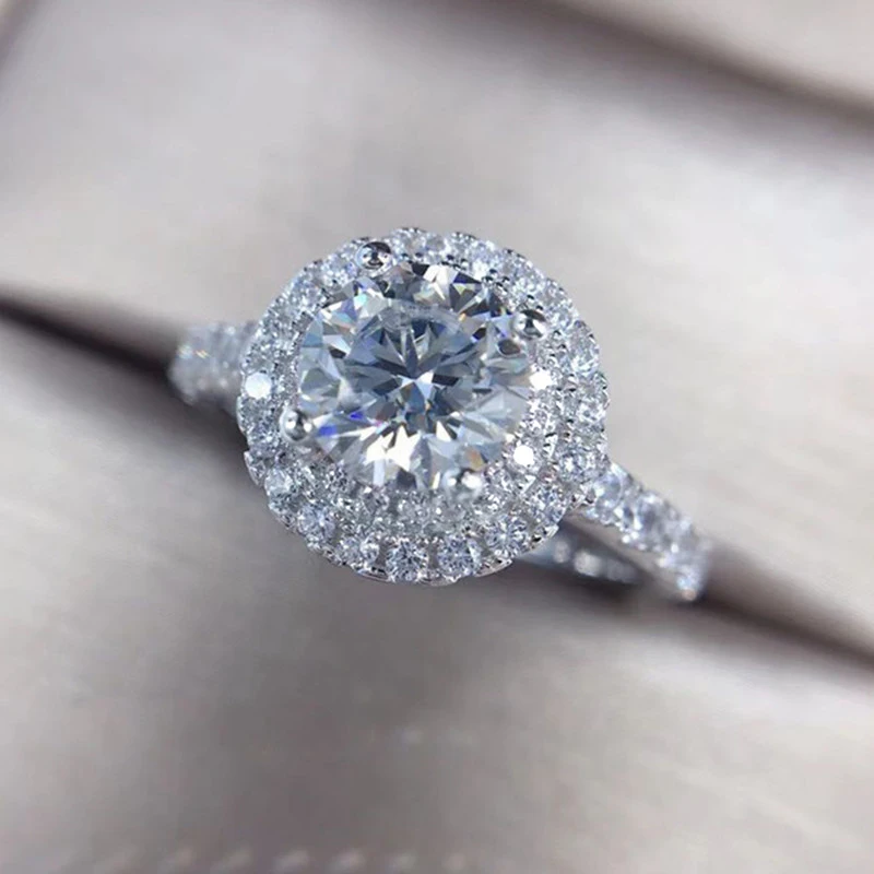 New Temperament Sweet Round Shaped Rings for Women Wedding Engagement Accessories Brilliant Cubic Zirconia Classic Jewelry
New Temperament Sweet Round Shaped Rings for Women Wedding Engagement Accessories Brilliant Cubic Zirconia Classic Jewelry