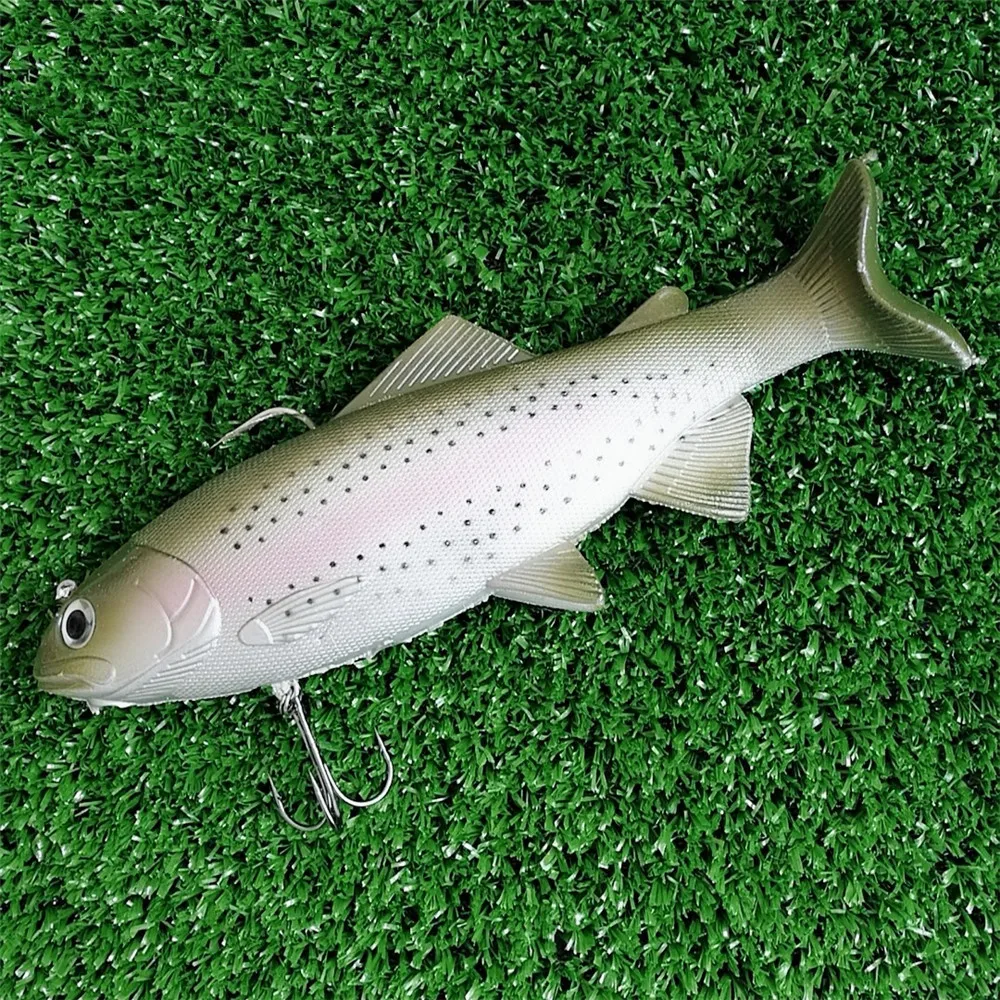 Swolfy 20cm 130g Big Silicone Wobbler Fishing Lure Soft Bait Jig Swimbaits Pike Lure Bass Shad for Perch Tackle
Swolfy 20cm 130g Big Silicone Wobbler Fishing Lure Soft Bait Jig Swimbaits Pike Lure Bass Shad for Perch Tackle