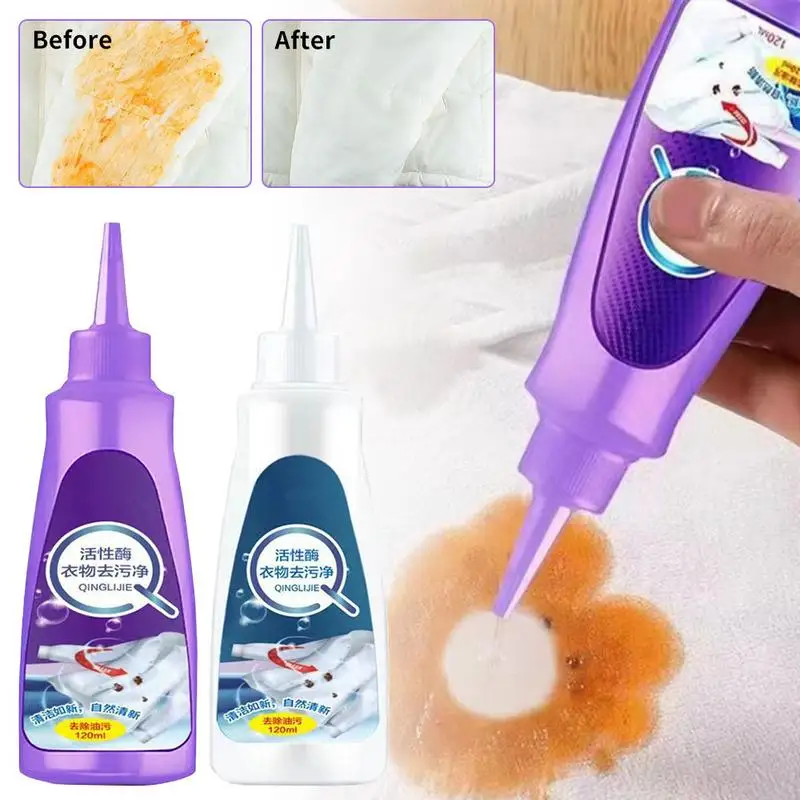 120ml Active Enzyme Yellow Stain Remover Gentle All-Purpose Active Enzyme Foam Cleaner Fast Lazy Laundry Artifact
120ml Active Enzyme Yellow Stain Remover Gentle All-Purpose Active Enzyme Foam Cleaner Fast Lazy Laundry Artifact