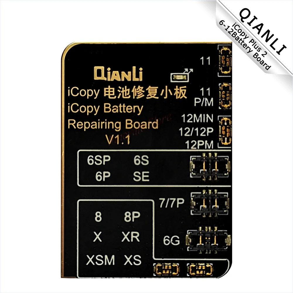 Плата для ремонта батареи QIANLI iCopy Plus, плата для батареи iCopy 11 11Pro 11PMax 12 12Pro 12Pro Max 12Mini, для ремонта батареи
Плата для ремонта батареи QIANLI iCopy Plus, плата для батареи iCopy 11 11Pro 11PMax 12 12Pro 12Pro Max 12Mini, для ремонта батареи