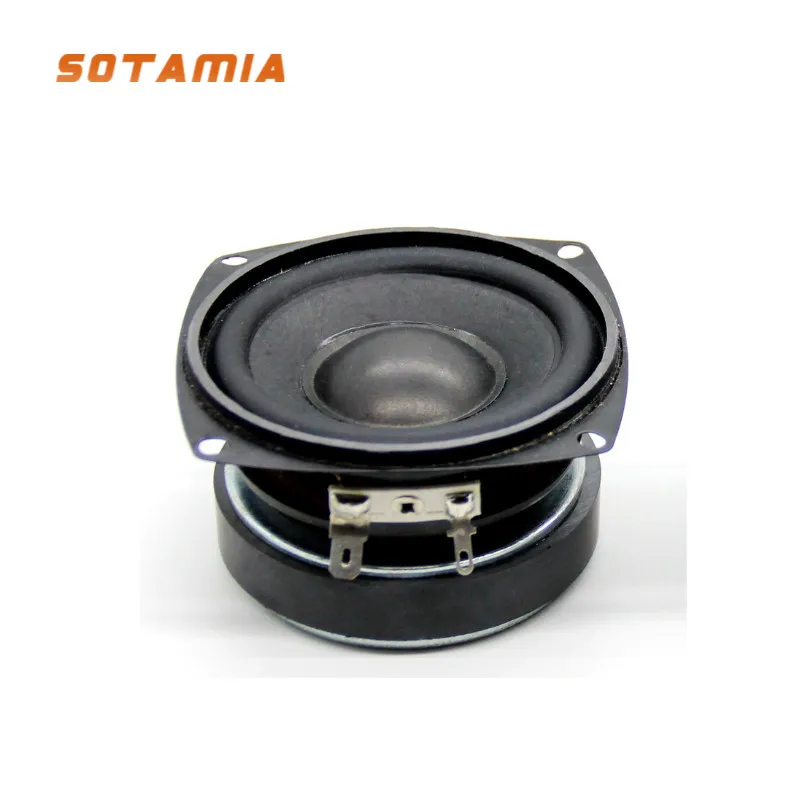 

SOTAMIA 2 шт. 3 дюйма 78 мм басовый динамик 8 Ом 30 Вт звуковой динамик низкочастотный динамик Мультимедийный громкоговоритель домашний усилитель аудио DIY