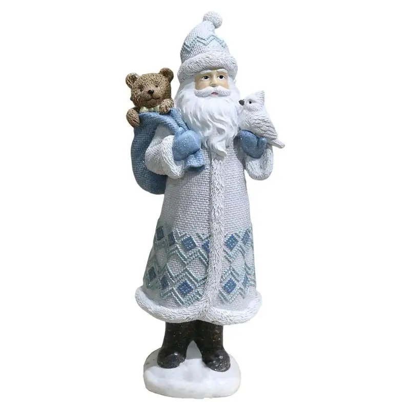 Christmas Santa Claus Figure Standing Santa Figure With Animals And Christmas Tree Tabletop Resin Sculpture For Indoor New Year
Christmas Santa Claus Figure Standing Santa Figure With Animals And Christmas Tree Tabletop Resin Sculpture For Indoor New Year
