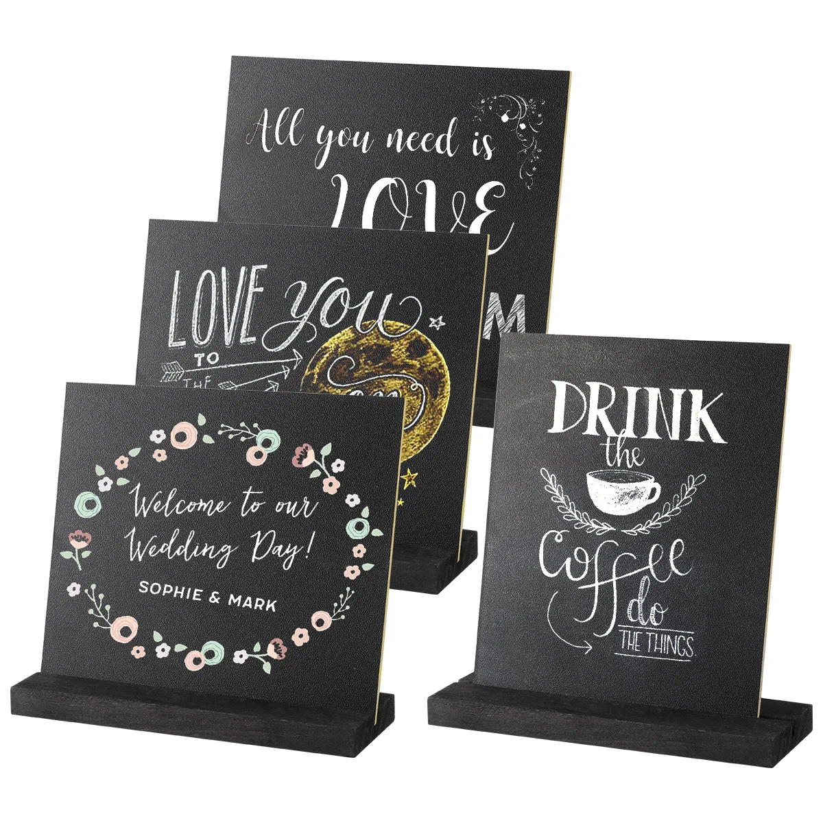 4PCS Small Board Easel Memo Note Chalkboard Wood Memo Boards Small Wood Sign Chalkboard Stand Easel Table Label Sign
4PCS Small Board Easel Memo Note Chalkboard Wood Memo Boards Small Wood Sign Chalkboard Stand Easel Table Label Sign