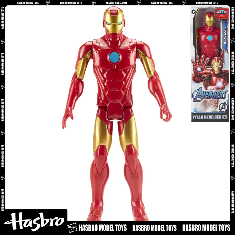 

Фигурка героя Hasbro из серии Marvel Мстители, титан, Железный человек, 12 дюймов, Коллекционная модель, игрушки, рождественский подарок