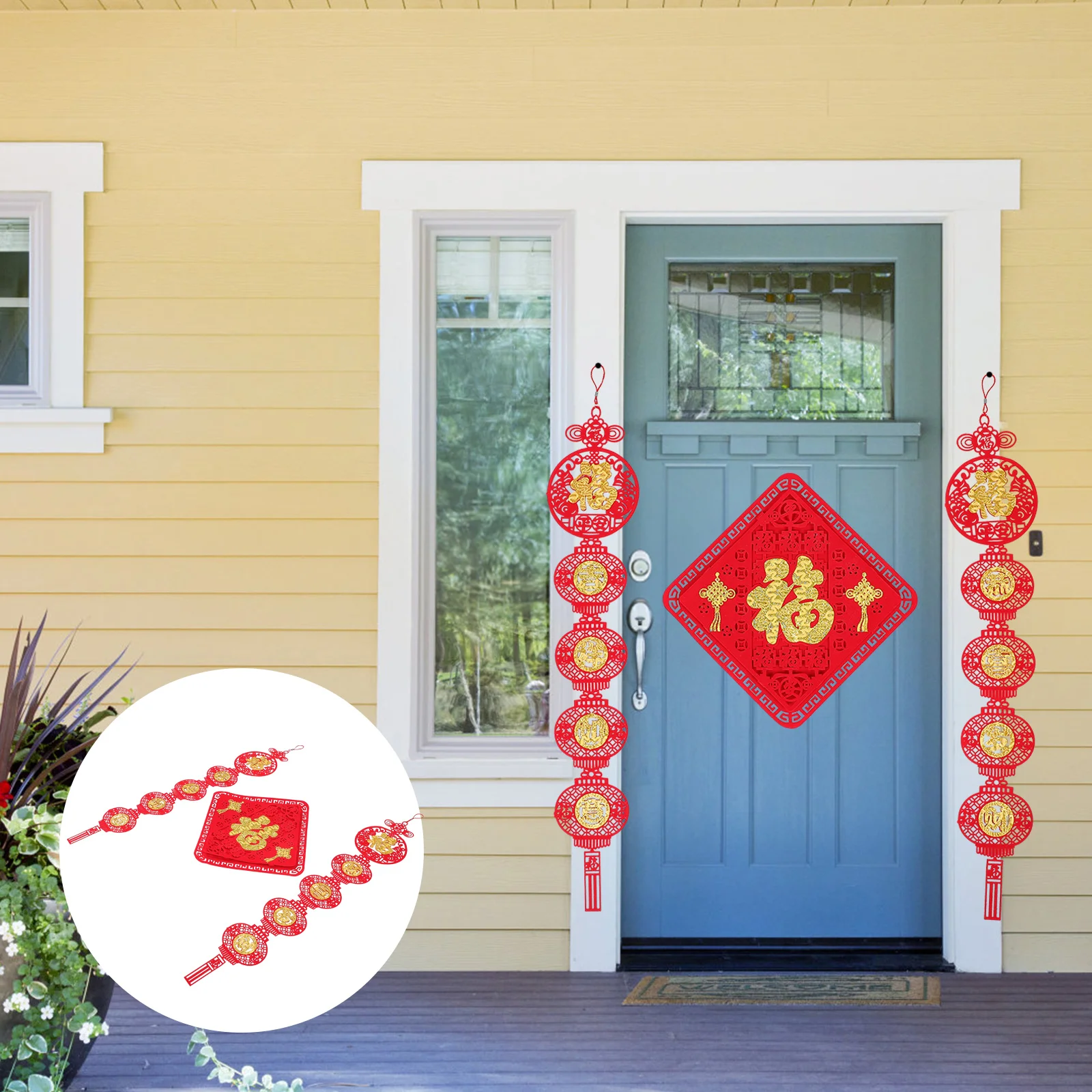Chinese New Coupletspring Festival Fu Year Couplets Pendant Decorations Chun Lunar Lian Tassel Knot Ornaments Decoration Sticker
Chinese New Coupletspring Festival Fu Year Couplets Pendant Decorations Chun Lunar Lian Tassel Knot Ornaments Decoration Sticker