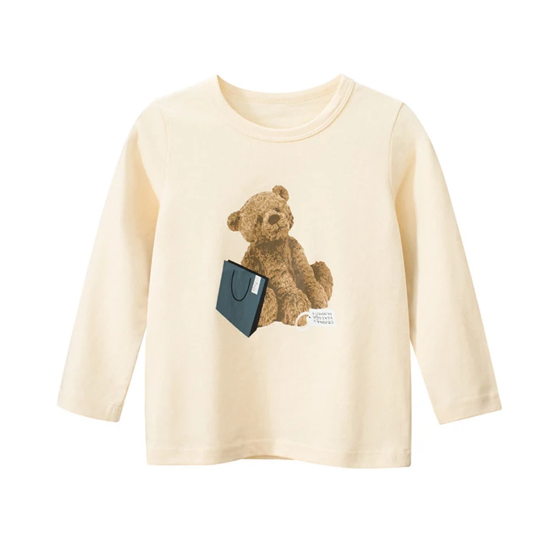 T Shirt Child Clothing Spring Autumn Bear Long Sleeve Tees Cotton Soft Tops For Girl Boy Toddlers
T Shirt Child Clothing Spring Autumn Bear Long Sleeve Tees Cotton Soft Tops For Girl Boy Toddlers