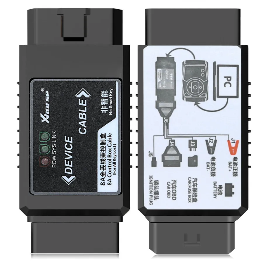Для Xhorse Toyota 8A VVDI не умный ключ все ключи потеряются через OBD без разборки
Для Xhorse Toyota 8A VVDI не умный ключ все ключи потеряются через OBD без разборки