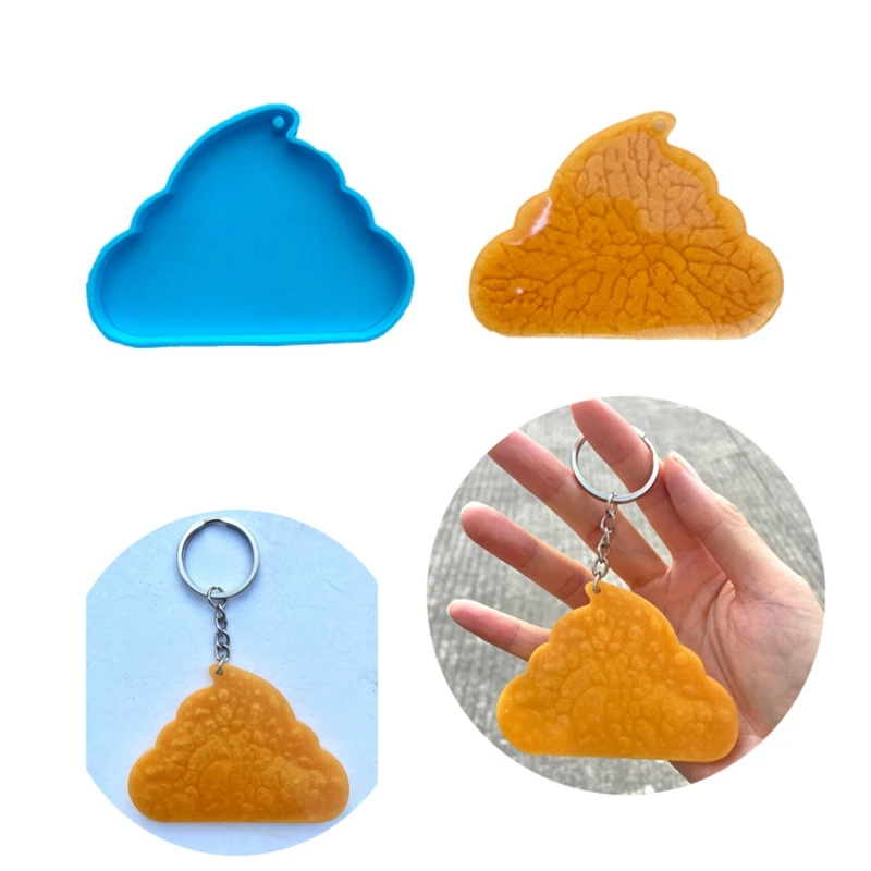 DIY Poop Shape Keychain Silicone Epoxy Mold DIY Keychain Pendant Jewelry Crafting Mould for Anniversary Birthday Gift
DIY Poop Shape Keychain Silicone Epoxy Mold DIY Keychain Pendant Jewelry Crafting Mould for Anniversary Birthday Gift