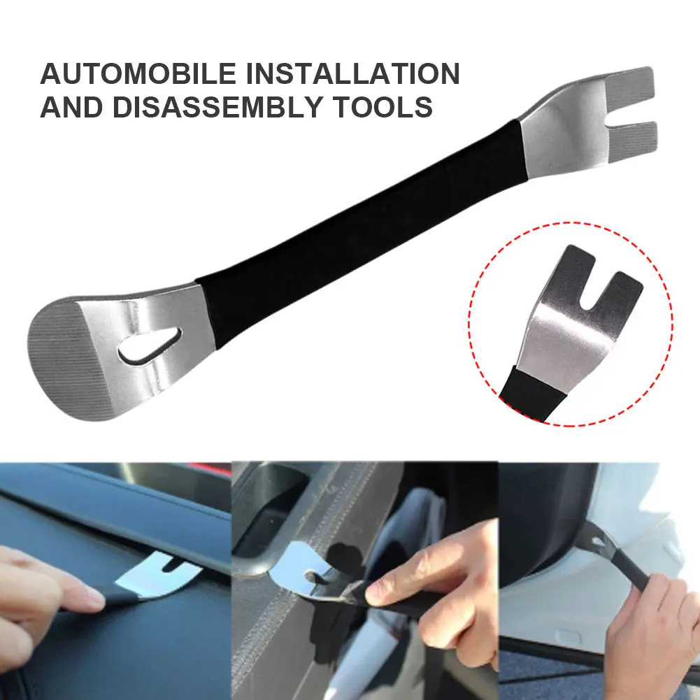 Auto Door Trim Removal Tool Metal Car Radio Panel Terminal Fastener Driver Panel Door Window Removal Pry for Vehicle Repairing
Auto Door Trim Removal Tool Metal Car Radio Panel Terminal Fastener Driver Panel Door Window Removal Pry for Vehicle Repairing