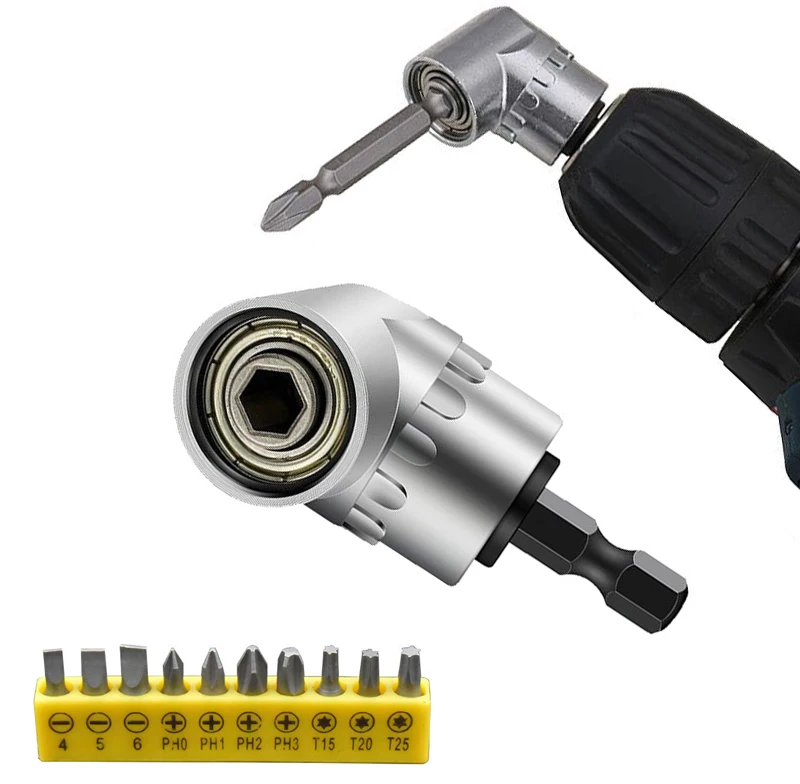 1pcs Hex Bit 105 Degree Angle Screwdriver Socket Holder Adapter Adjustable Bits Drill Angle Screwdriver Batch Head Turning Bit
1pcs Hex Bit 105 Degree Angle Screwdriver Socket Holder Adapter Adjustable Bits Drill Angle Screwdriver Batch Head Turning Bit