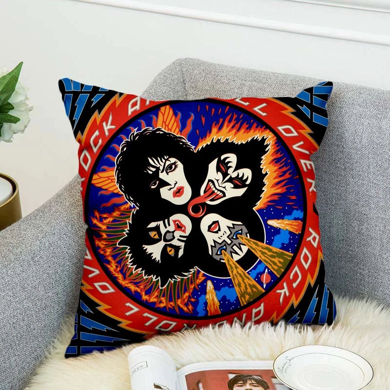 KISS Rock & Roll All Nite Party Pillow Case Polyester Decorative Pillowcases Throw Pillow Cover style-4
KISS Rock & Roll All Nite Party Pillow Case Polyester Decorative Pillowcases Throw Pillow Cover style-4
