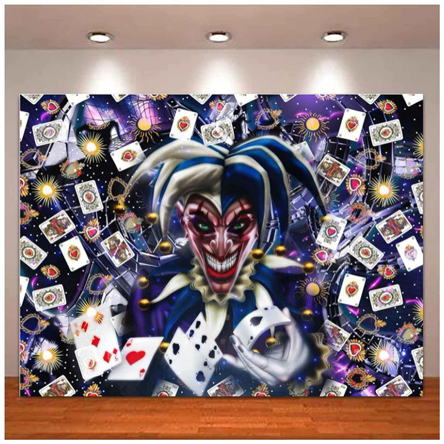 Devil Poker Photography Backdrop Magician Backdrop Poker Backgrounds Theme Party Wallpaper Photo Booth Props Banner Poster
Devil Poker Photography Backdrop Magician Backdrop Poker Backgrounds Theme Party Wallpaper Photo Booth Props Banner Poster
