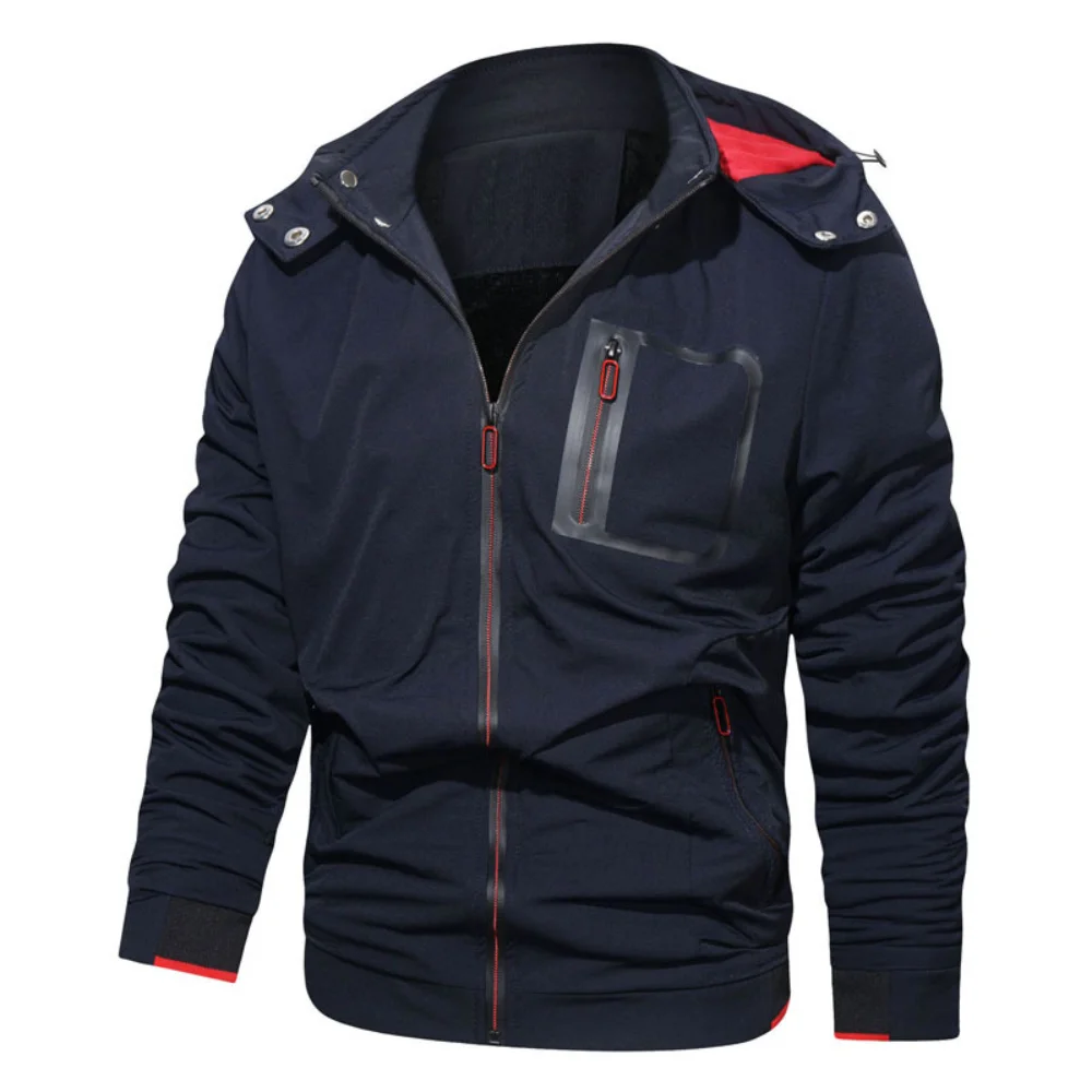 Hooded Jacket for Men 2023 Bomber Jacket Men's Windbreakers Fleece Coats Spring Autumn Casual Jacket Men Fashion Outerwear
Hooded Jacket for Men 2023 Bomber Jacket Men's Windbreakers Fleece Coats Spring Autumn Casual Jacket Men Fashion Outerwear