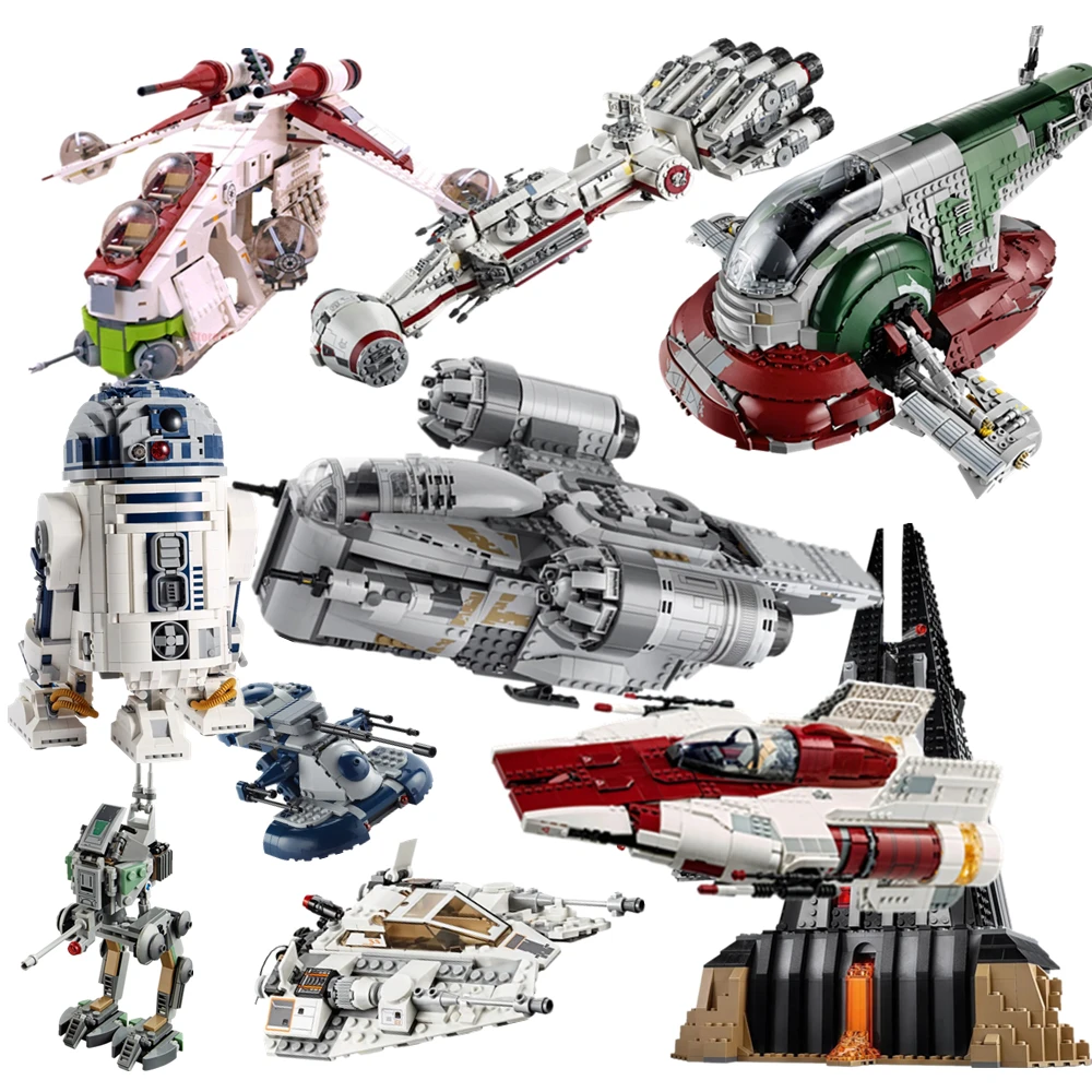 New Star Space Wars R2d2 Razor Crest A-wing Fighter The Mandalorian 75292 75308 Building Blocks Bricks Kids Christmas Toys Gift
New Star Space Wars R2d2 Razor Crest A-wing Fighter The Mandalorian 75292 75308 Building Blocks Bricks Kids Christmas Toys Gift