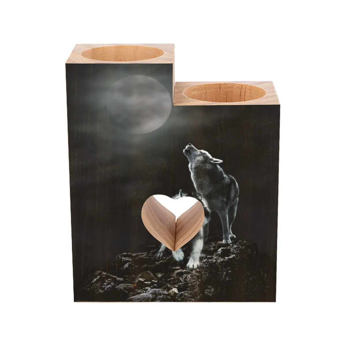 Candleholders Set Of 2 Wolf Animal Couple Moon Dark Night Tealight Candle Holder Stand Tea Lights Wooden Candlestick Candles Ped
Candleholders Set Of 2 Wolf Animal Couple Moon Dark Night Tealight Candle Holder Stand Tea Lights Wooden Candlestick Candles Ped