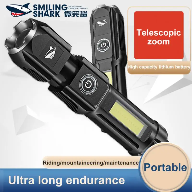 Multi-function Flashlight Portable Strong Light Tactical Flashlights Super Bright Spotlight Long-range Flood Torch Rechargeable
Multi-function Flashlight Portable Strong Light Tactical Flashlights Super Bright Spotlight Long-range Flood Torch Rechargeable