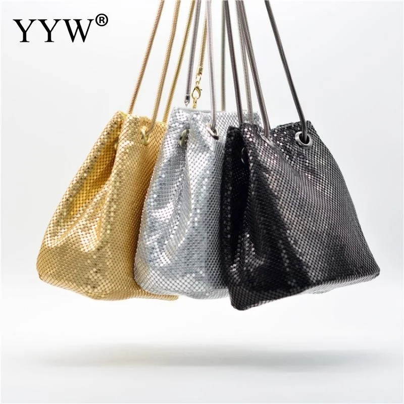 Fashion Women Bucket Shoulder Bag Crossbody Bag With Sequin Evening Party Sliver Gold Purse Girl Handbags Female Clutches Bolsos
Fashion Women Bucket Shoulder Bag Crossbody Bag With Sequin Evening Party Sliver Gold Purse Girl Handbags Female Clutches Bolsos