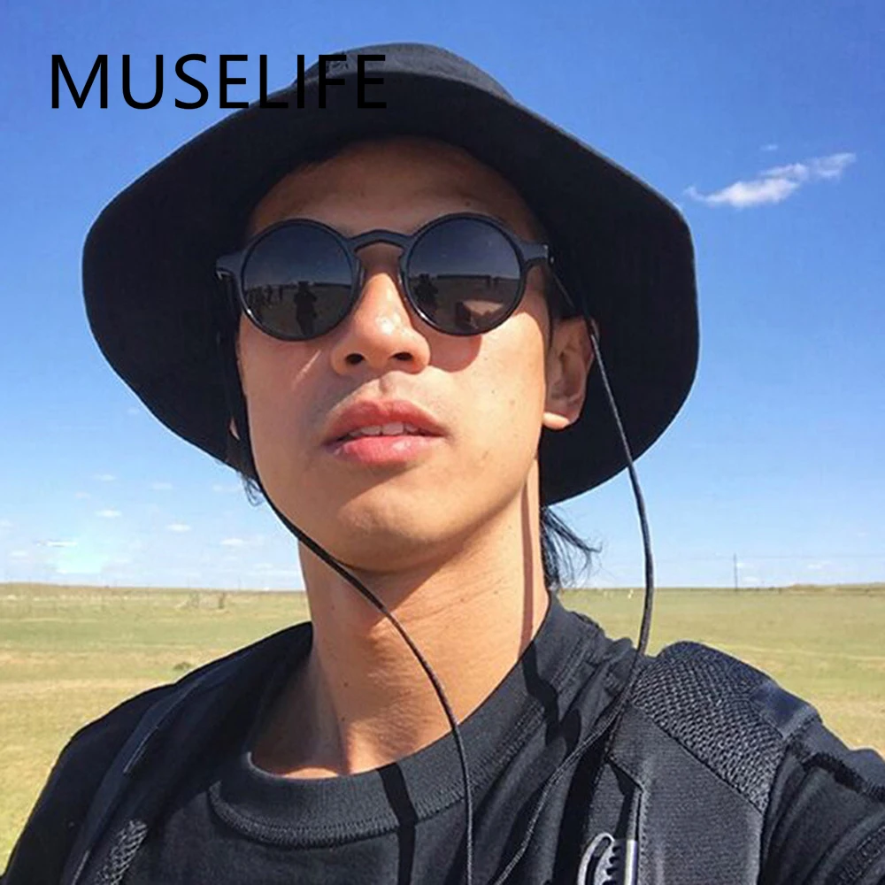 MUSELIFE Small Round Sunglasses Men Women Luxury Brand Designer Vintage Sunglass Male Female Black Yellow Sun Glasses UV400 
MUSELIFE Small Round Sunglasses Men Women Luxury Brand Designer Vintage Sunglass Male Female Black Yellow Sun Glasses UV400