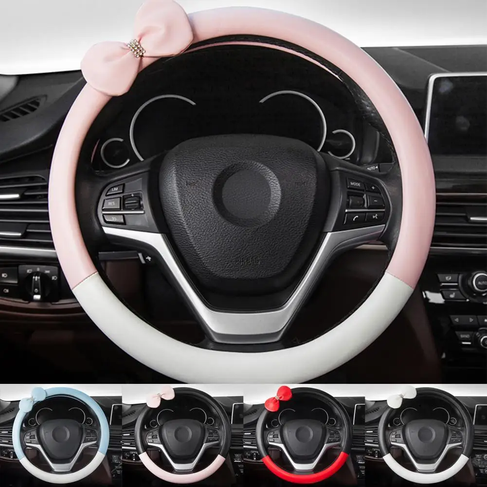 Stylish Steering Wheel Cover Waterproof Wear-resistant Steering Wheel Case Steering Wheel Protector
Stylish Steering Wheel Cover Waterproof Wear-resistant Steering Wheel Case Steering Wheel Protector