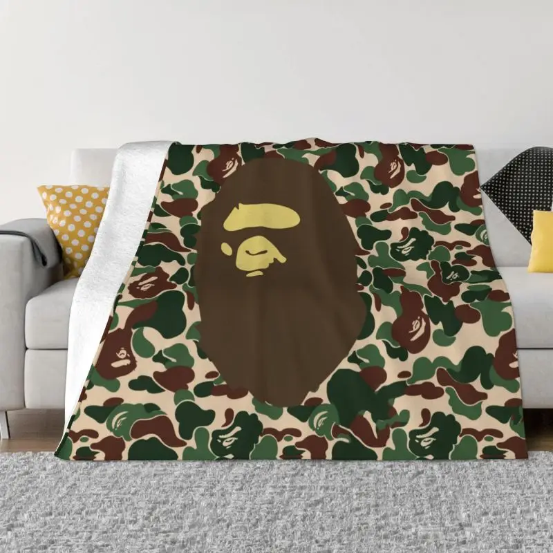 3D Print Breathable Soft Flannel Autumn Camouflage Throw Blanket for Couch Outdoor Bedroom Bath Apes Camo Blankets
3D Print Breathable Soft Flannel Autumn Camouflage Throw Blanket for Couch Outdoor Bedroom Bath Apes Camo Blankets