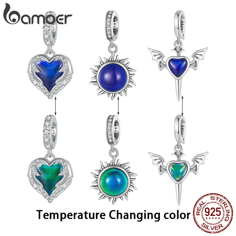 BAMOER, 925 пробы, серебро, эмоции, камень, изменение цвета, луна, подвеска в виде солнца, бусины для DIY, рождественские украшения, подарок
BAMOER, 925 пробы, серебро, эмоции, камень, изменение цвета, луна, подвеска в виде солнца, бусины для DIY, рождественские украшения, подарок