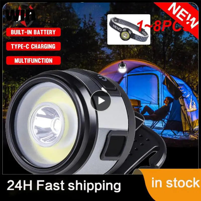 1~8PCS Multi-function Work Lamp New XPG+COB Headlamp with Magnet Hook Cap Clip Lamp Camping Lamp Glare Flashlight Running Night
1~8PCS Multi-function Work Lamp New XPG+COB Headlamp with Magnet Hook Cap Clip Lamp Camping Lamp Glare Flashlight Running Night