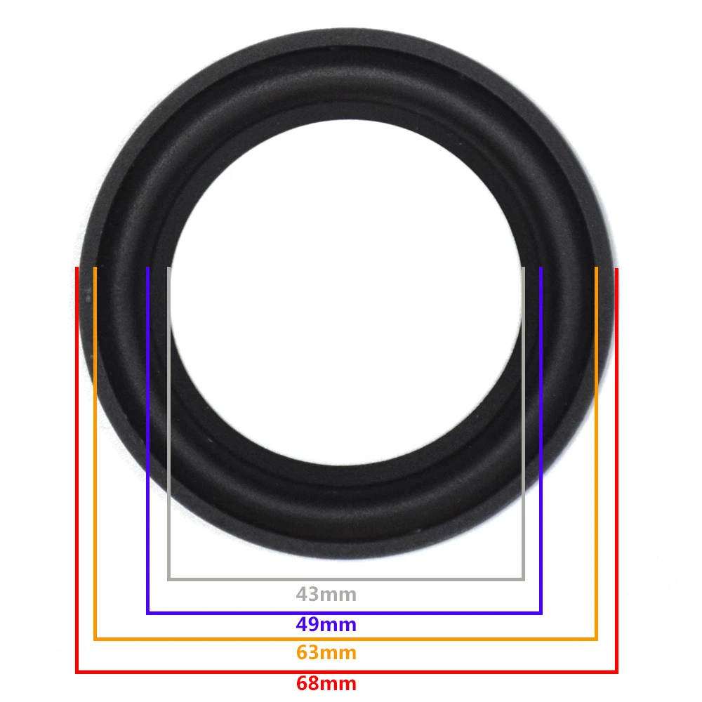 2.75 inch Rubber Speaker Surround Edge Woofer Repairing Folding Edge Subwoofer Ring DIY Repair Accessories Speaker Suspension
2.75 inch Rubber Speaker Surround Edge Woofer Repairing Folding Edge Subwoofer Ring DIY Repair Accessories Speaker Suspension