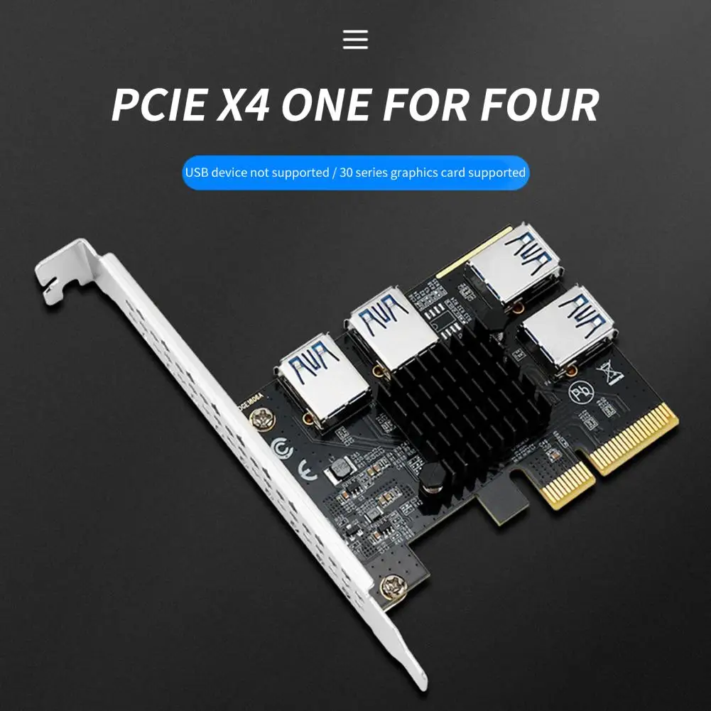 Riser Hub Adapter Widely Compatible Quick Transmission 8Gb/s Plug Play PCIE X4/X8/X16 PCI Express Riser Card for Computer 
Riser Hub Adapter Widely Compatible Quick Transmission 8Gb/s Plug Play PCIE X4/X8/X16 PCI Express Riser Card for Computer