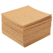 Self-Adhesive Cork Fine Crafting Square Excellent DIY Great Cork Wall Tiles Cork Board Tiles for Home Workplace Office