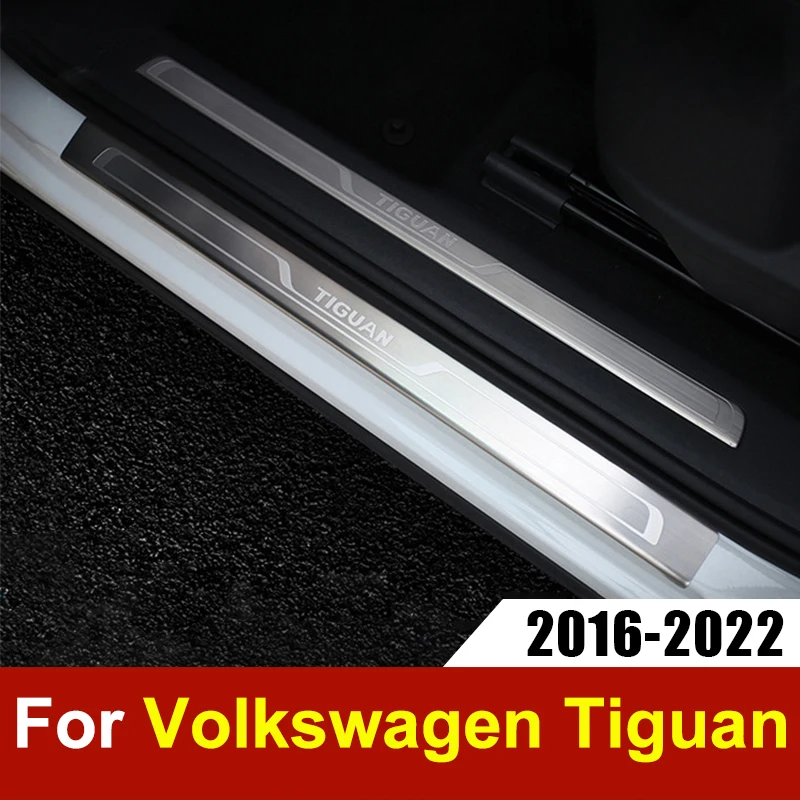 Для Volkswagen VW Tiguan mk2 2016-2020 2021 2022 из нержавеющей стали Накладка на порог автомобиля аксессуары для педали
Для Volkswagen VW Tiguan mk2 2016-2020 2021 2022 из нержавеющей стали Накладка на порог автомобиля аксессуары для педали