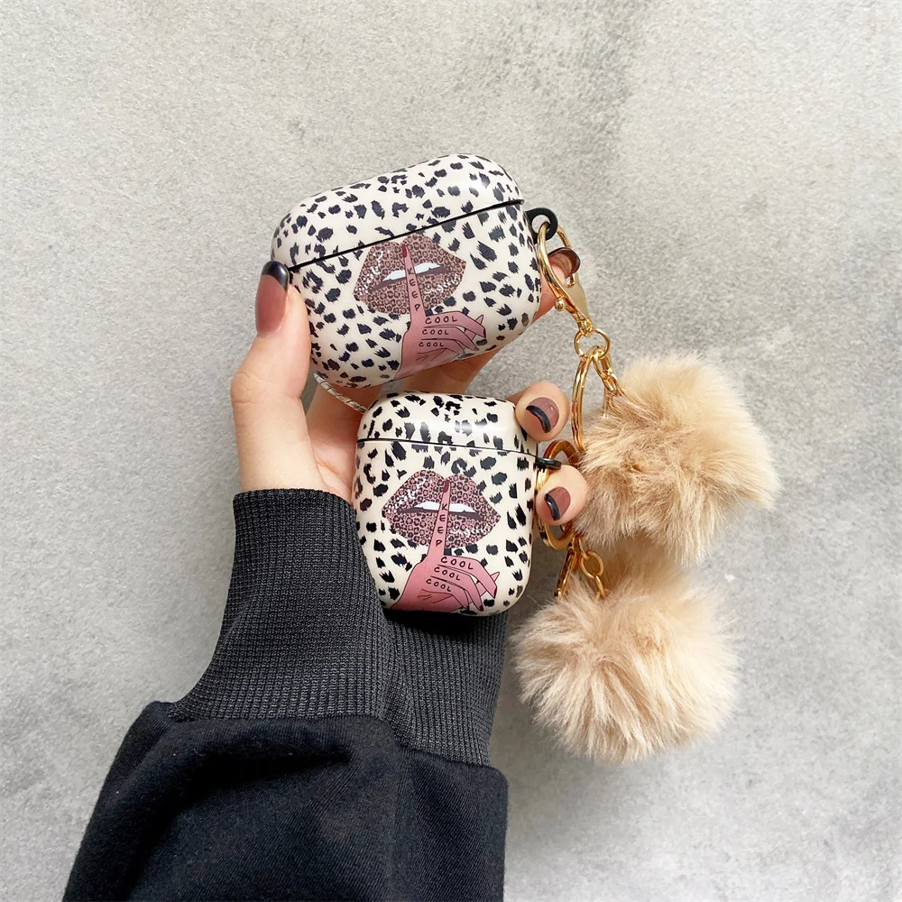 Airpod Pro Earphone Sexy Leopard Keep Cool Case For Airpod 1 2 3 Fur Pandent Imd Tpu Anti Drop Bluethooth Cover For Airpod 3
Airpod Pro Earphone Sexy Leopard Keep Cool Case For Airpod 1 2 3 Fur Pandent Imd Tpu Anti Drop Bluethooth Cover For Airpod 3