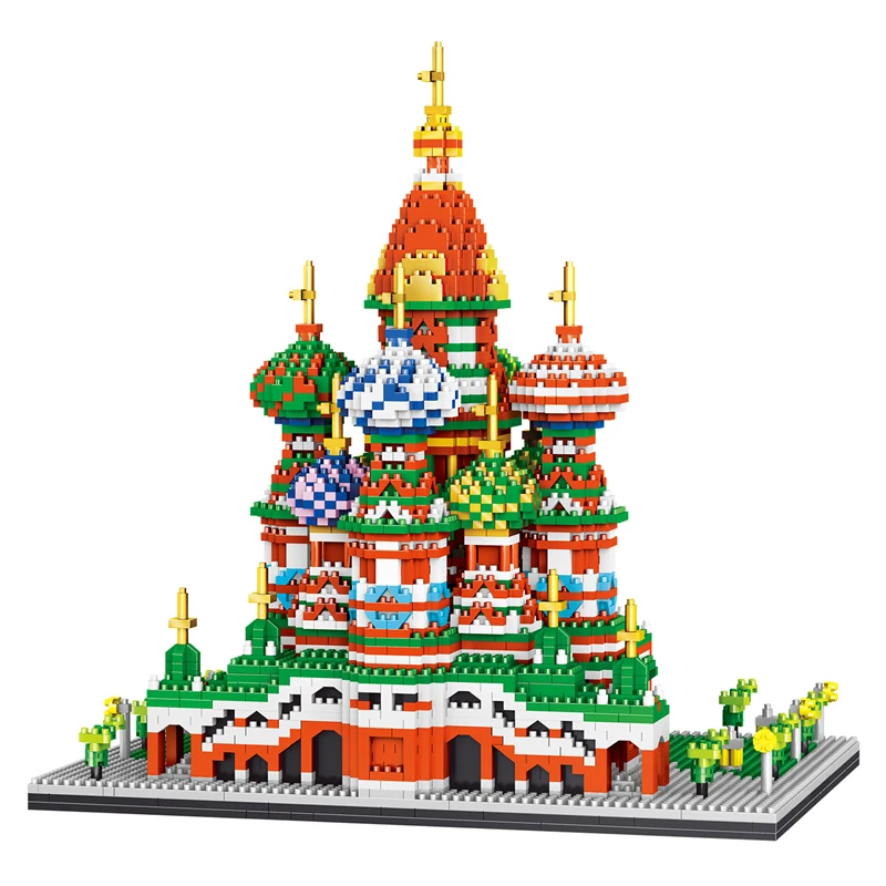 LZ 8005 World Architecture Saint Basil's Cathedral Church 3D DIY Mini Diamond Blocks Bricks Building Toy for Children no Box
LZ 8005 World Architecture Saint Basil's Cathedral Church 3D DIY Mini Diamond Blocks Bricks Building Toy for Children no Box