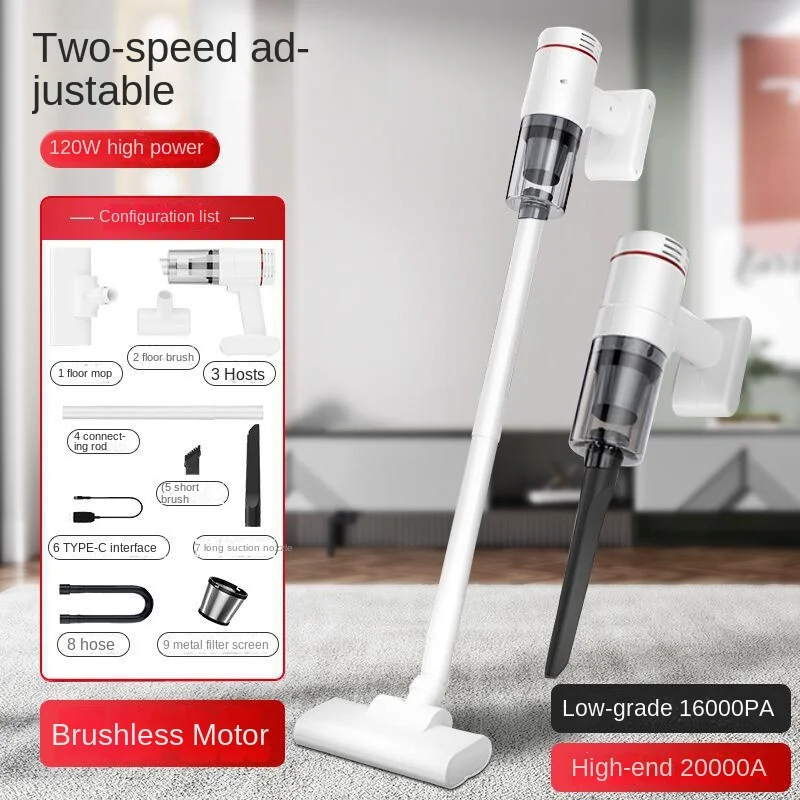 2023 Car Wireless Hand-held Vacuum Cleaner Portable Large Suction Vacuum Cleaner Brushless Motor Household Vacuum Cleaner
2023 Car Wireless Hand-held Vacuum Cleaner Portable Large Suction Vacuum Cleaner Brushless Motor Household Vacuum Cleaner