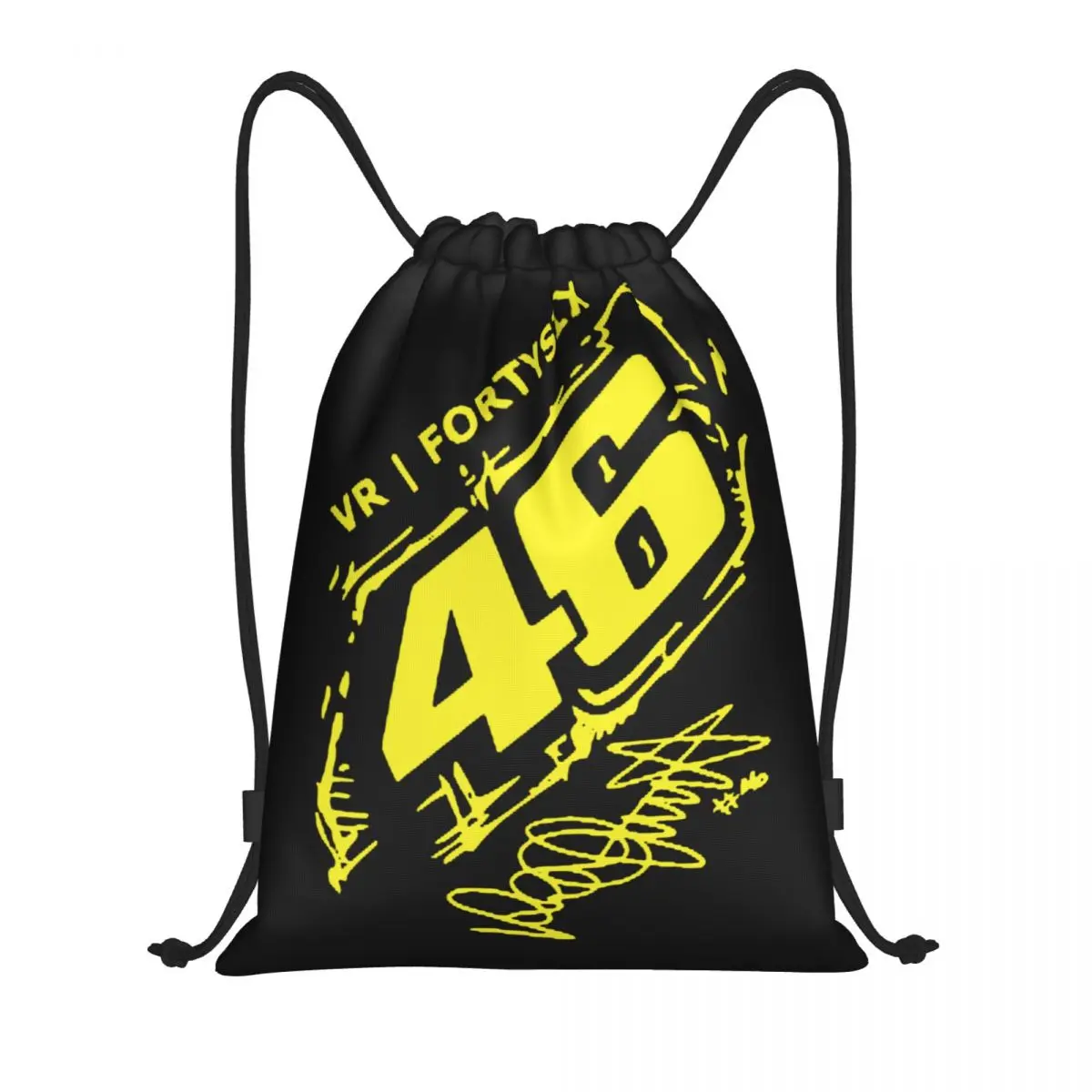 Rossi Drawstring Backpack Women Men Gym Sport Sackpack Foldable Motorcycle Racing Shopping Bag Sack
Rossi Drawstring Backpack Women Men Gym Sport Sackpack Foldable Motorcycle Racing Shopping Bag Sack