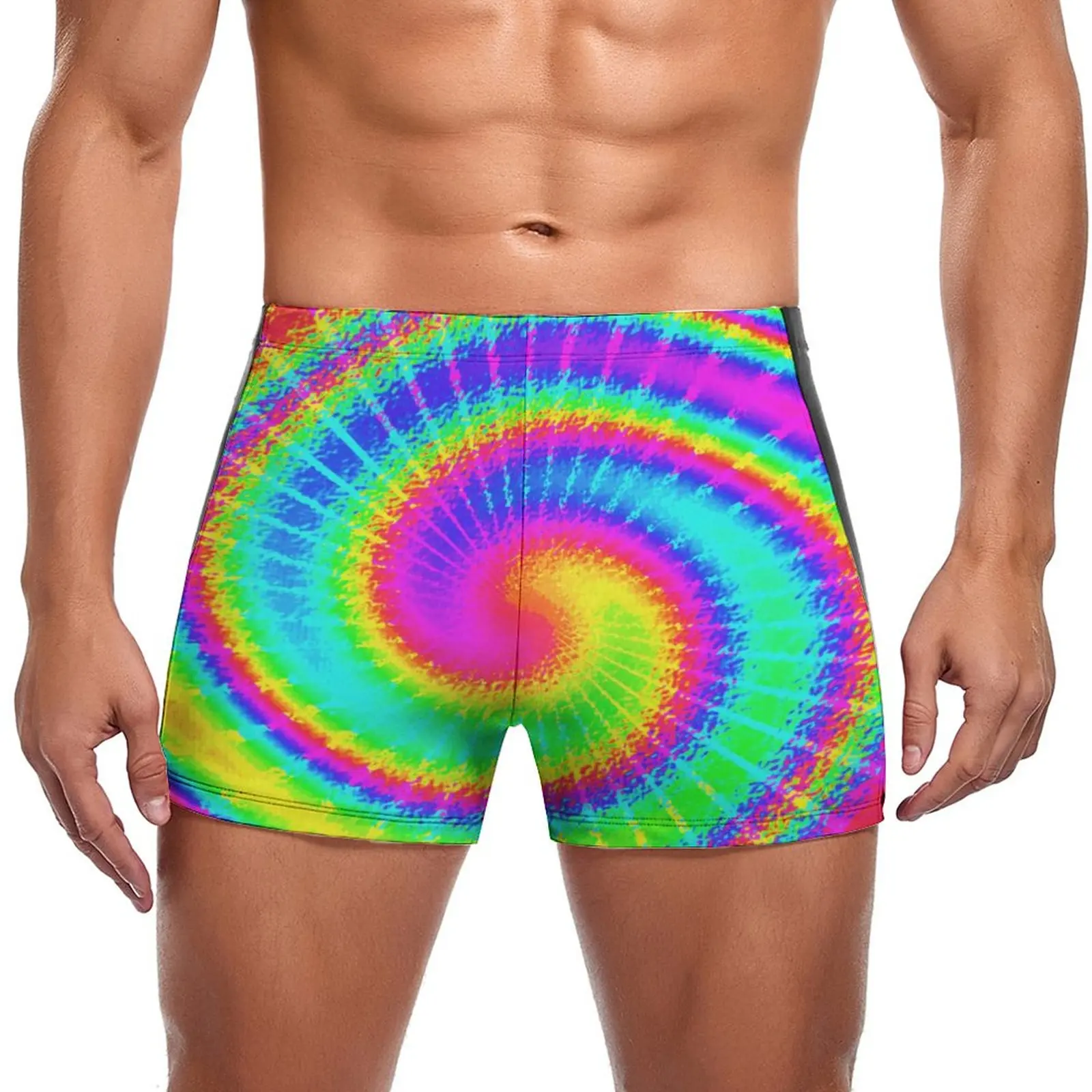 Colorful Rainbow Swimming Trunks Retro 80s Hippy Bohemian Tie Dye Pool Custom Swim Shorts Elastic Plus Size Men Swimsuit
Colorful Rainbow Swimming Trunks Retro 80s Hippy Bohemian Tie Dye Pool Custom Swim Shorts Elastic Plus Size Men Swimsuit