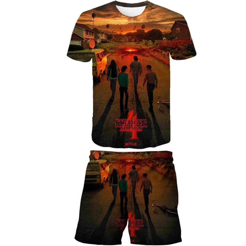 Комплект из топа с коротким рукавом и шортов для девочек и мальчиков 
Комплект из топа с коротким рукавом и шортов для девочек и мальчиков