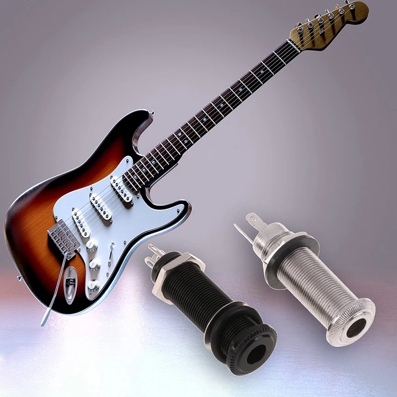 Electric Guitar Jack Chrome Threaded Cylinder Output Input Jack Plug Sockets for Electric Guitar
Electric Guitar Jack Chrome Threaded Cylinder Output Input Jack Plug Sockets for Electric Guitar