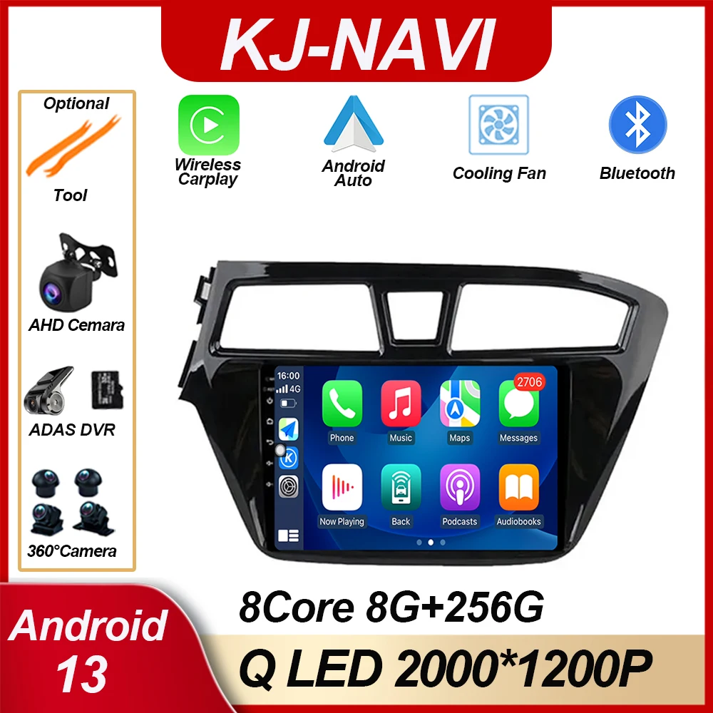 Android 13 For Hyundai I20 LHD 2015-2018 9" Internet Carplay Vehicle camera Car multimedia player Parking sensor GPS Bluetooth
Android 13 For Hyundai I20 LHD 2015-2018 9" Internet Carplay Vehicle camera Car multimedia player Parking sensor GPS Bluetooth