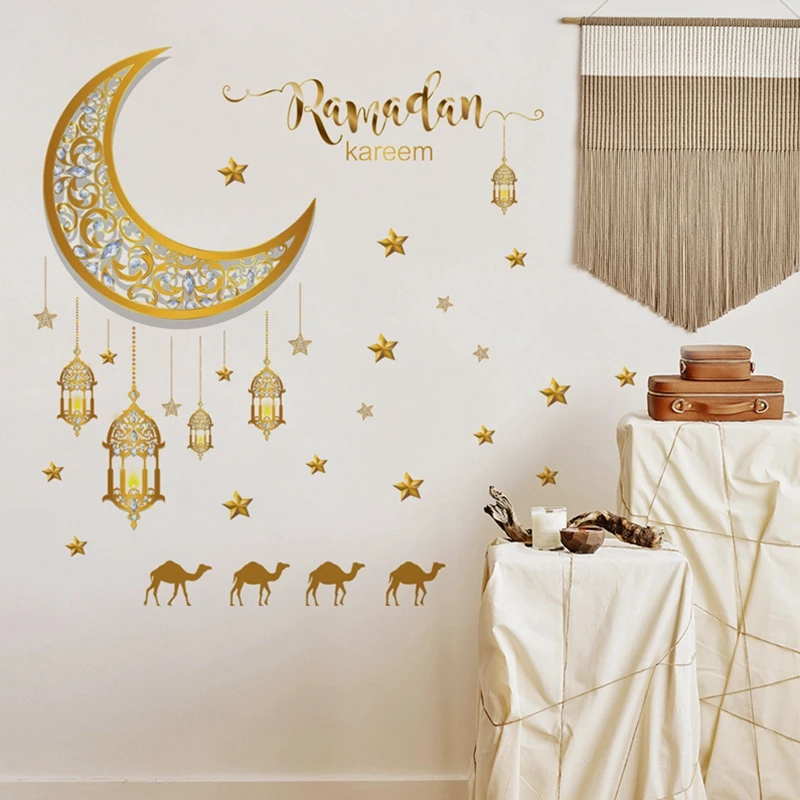 Ramadan Wall Stickers Moon Star Lantern DIY Wall Decal Ramadan Kareem Decoration For Home 2023 Islamic Muslim Mural Eid Mubarak
Ramadan Wall Stickers Moon Star Lantern DIY Wall Decal Ramadan Kareem Decoration For Home 2023 Islamic Muslim Mural Eid Mubarak