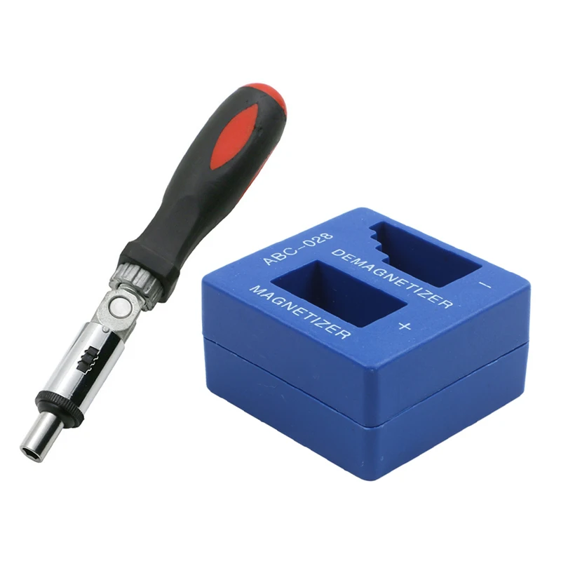 1 Pcs 0-180 Degree 1/4 Inch Inside Hexagon Interface Adjustable Angles Screwdriver With 1 Pcs New Magnetizer Demagnetizer For Sc
1 Pcs 0-180 Degree 1/4 Inch Inside Hexagon Interface Adjustable Angles Screwdriver With 1 Pcs New Magnetizer Demagnetizer For Sc