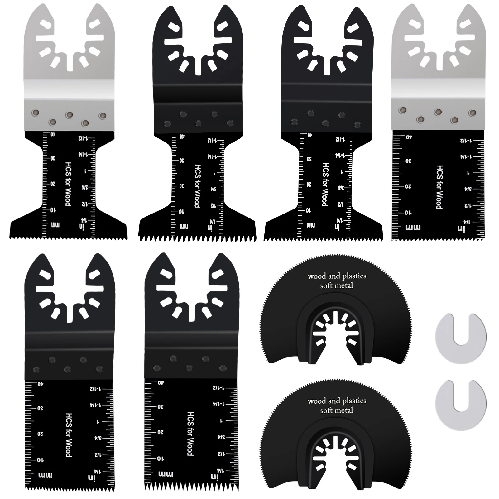 24pcs Oscillating Tool Blades Universal Oscillating Blades Multi Tools Kit for Wood Metal oscillating oscillating oscillating
24pcs Oscillating Tool Blades Universal Oscillating Blades Multi Tools Kit for Wood Metal oscillating oscillating oscillating