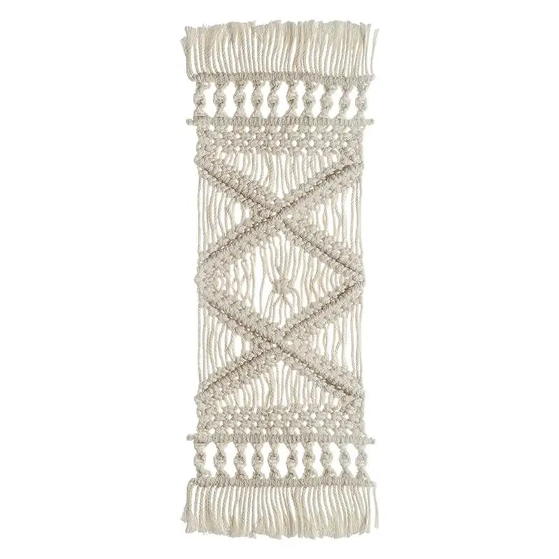 Bohemian Table Runner Handmade Table Mat Tapestry Hand-woven Macrame Table Runner Mat With Tassels Wedding Party Home Decor
Bohemian Table Runner Handmade Table Mat Tapestry Hand-woven Macrame Table Runner Mat With Tassels Wedding Party Home Decor