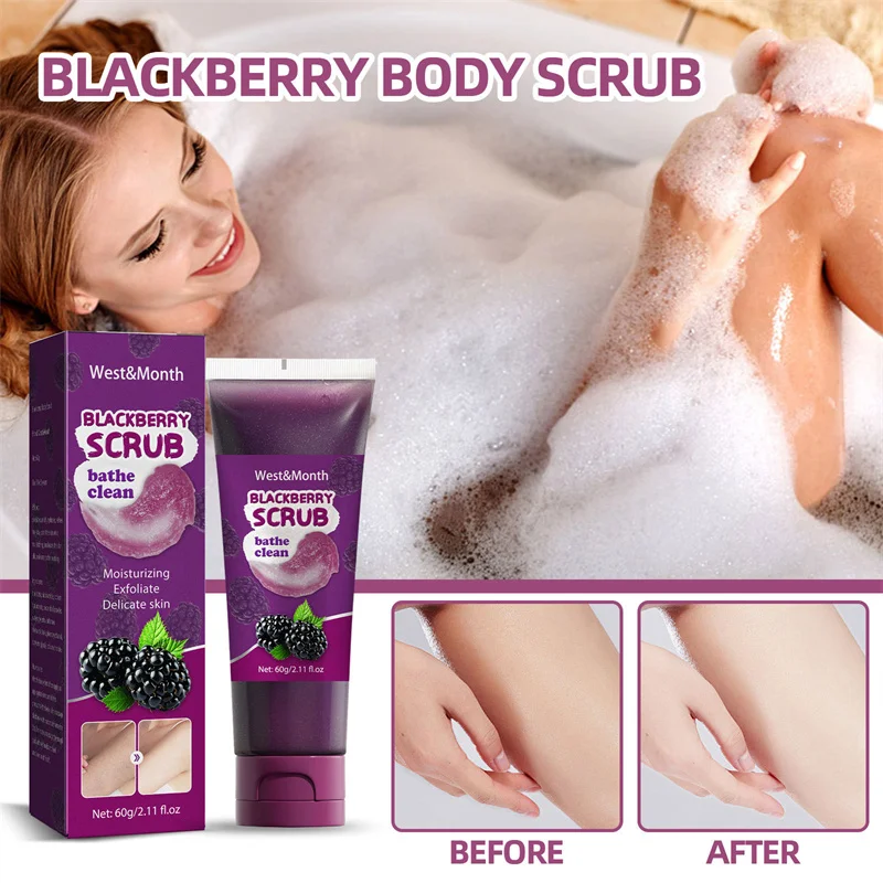 60G Blackberries Facial Exfoliating Gel Cream Whitening Moisturizing Facial Scrub Clear Acne Blackhead Facial Scrub
60G Blackberries Facial Exfoliating Gel Cream Whitening Moisturizing Facial Scrub Clear Acne Blackhead Facial Scrub