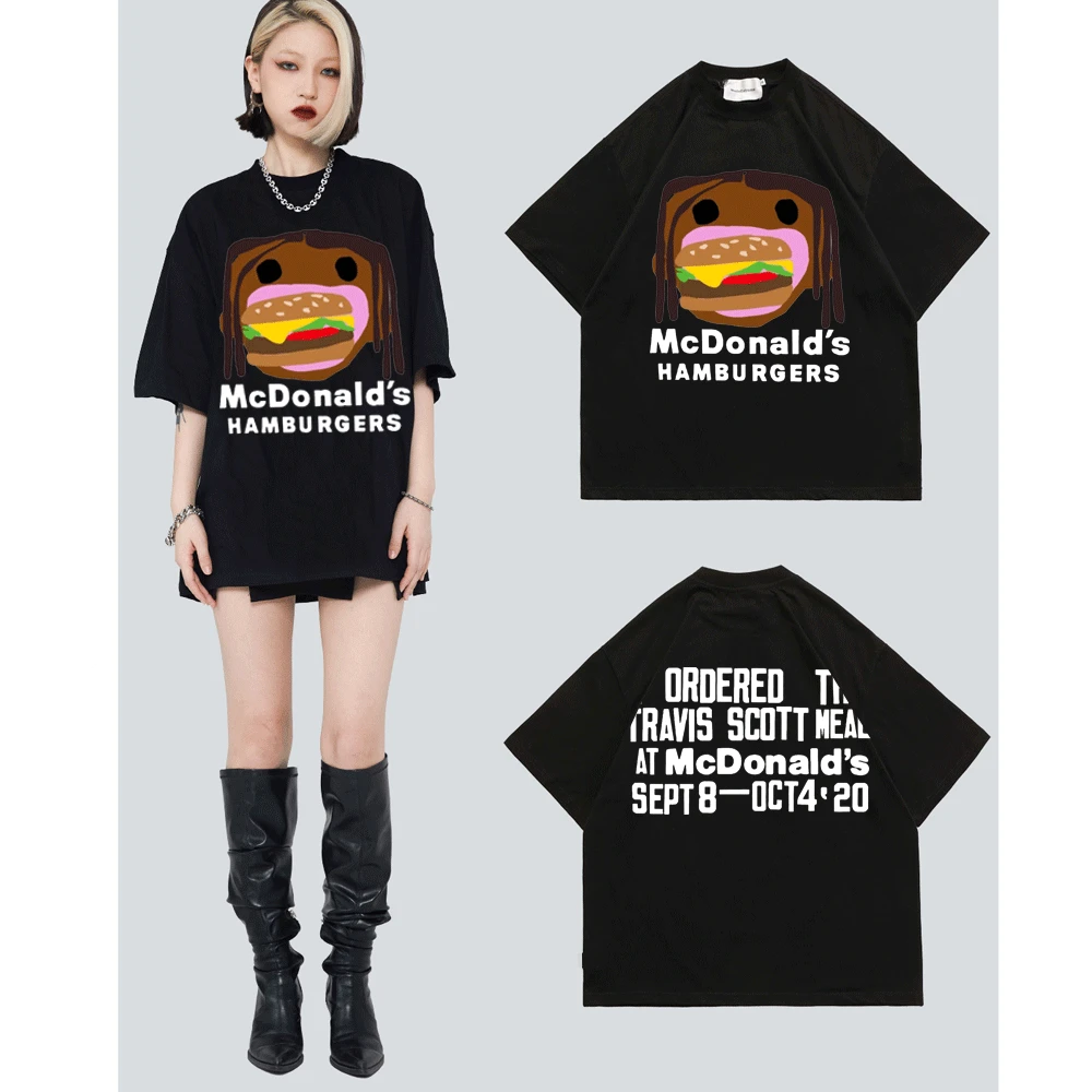 Cactus Jack T Shirt Men Women Double-sided Print T-shirt Travis Scott Fashion Short Sleeve Tee Shirt Unisex Street Hip Hop Tops
Cactus Jack T Shirt Men Women Double-sided Print T-shirt Travis Scott Fashion Short Sleeve Tee Shirt Unisex Street Hip Hop Tops