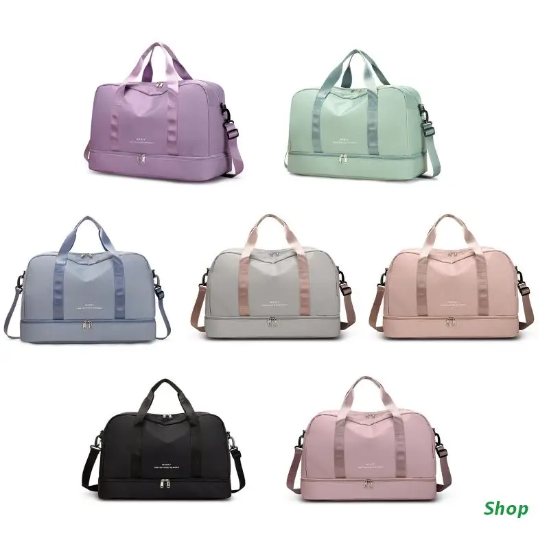 L5YC Travel Bag with Shoe Compartment Sport Tote Gym Handbag Large Capacity Weekender
L5YC Travel Bag with Shoe Compartment Sport Tote Gym Handbag Large Capacity Weekender