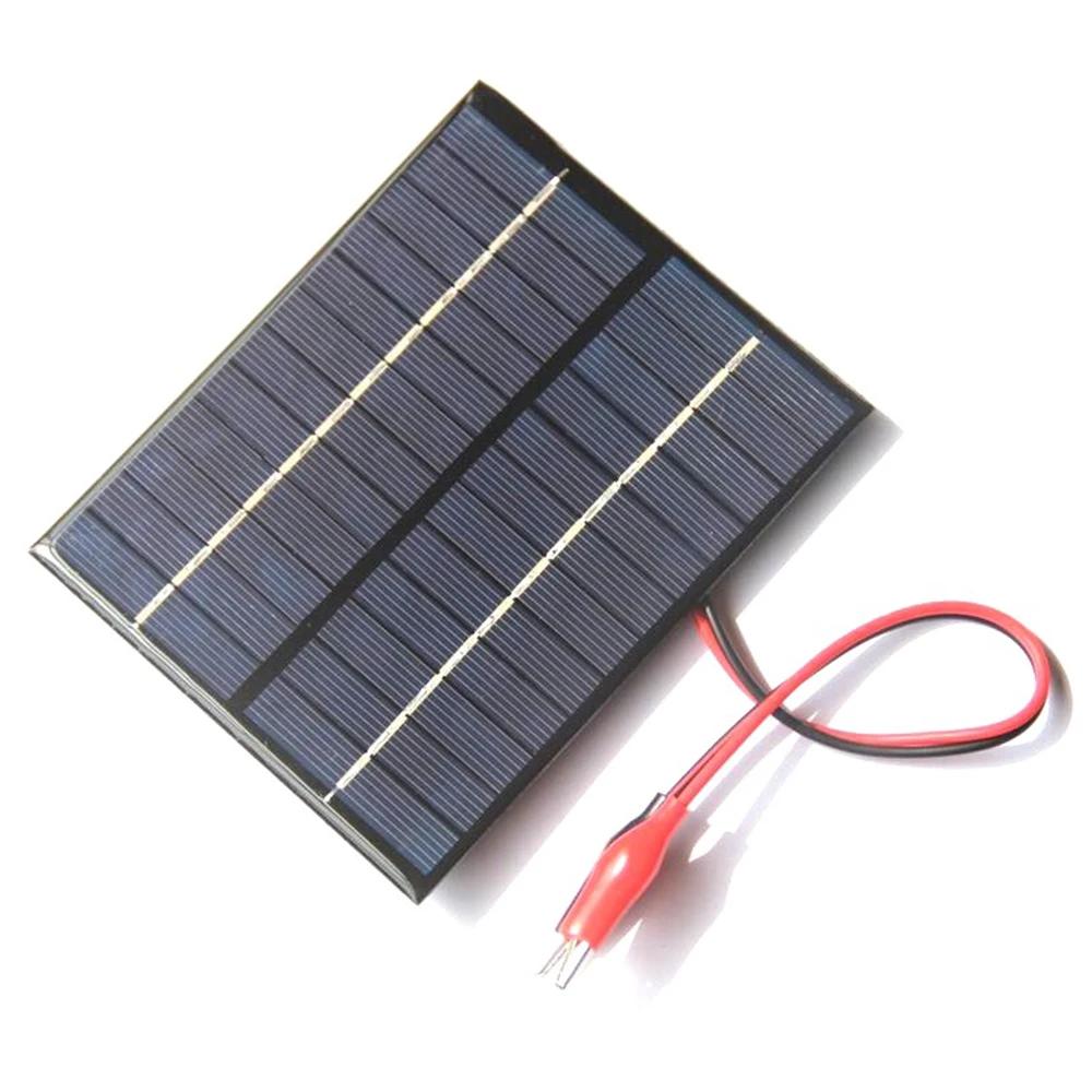 Solar Panel 2W 12V with Clip Charger Power Polycrystalline Silicon DIY Solar Cell Module Battery Waterproof For Outdoor Camp Car
Solar Panel 2W 12V with Clip Charger Power Polycrystalline Silicon DIY Solar Cell Module Battery Waterproof For Outdoor Camp Car