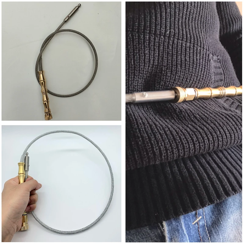 Portable Wire Whip Waist-wrapped Self-defense Quick Insertion Flexible Concealed Tactical Whip Vehicle-mounted Outdoor Sports
Portable Wire Whip Waist-wrapped Self-defense Quick Insertion Flexible Concealed Tactical Whip Vehicle-mounted Outdoor Sports
