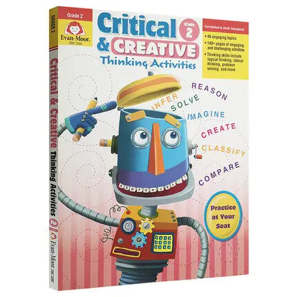 Evan-Moor Critical and Creative Thinking Activities G2 Children's Original English Assessment Book
Evan-Moor Critical and Creative Thinking Activities G2 Children's Original English Assessment Book
